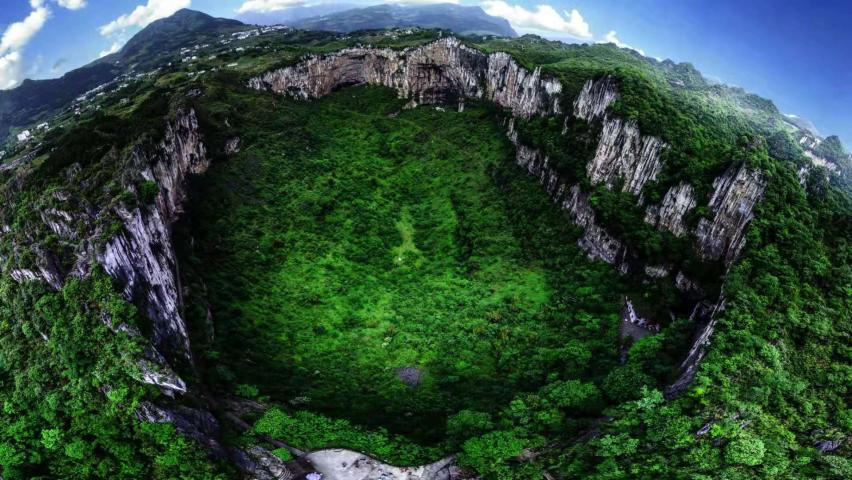 兴文石海中低山窄谷岩溶地貌