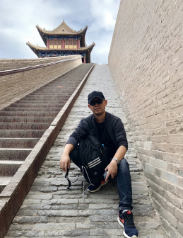 2018年,孙钦敏在嘉峪关