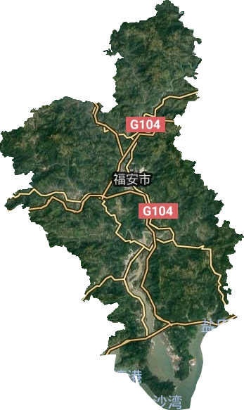 福安市卫星地图