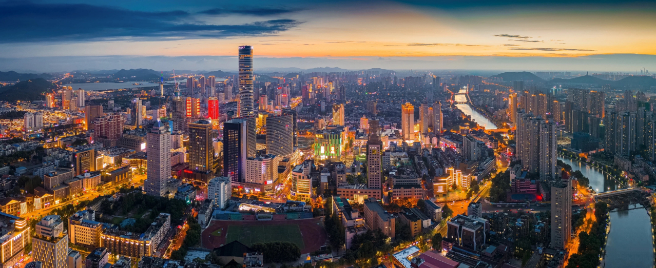 徐州市的黄昏