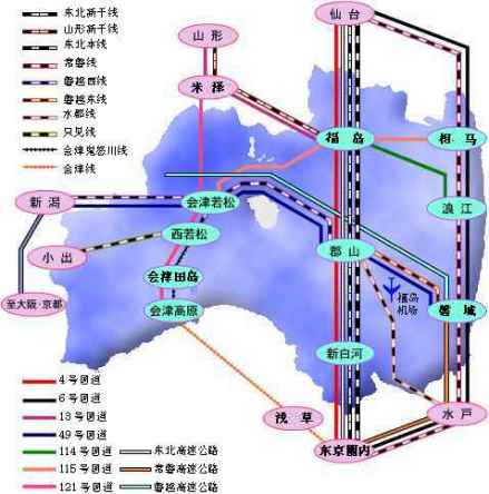 福岛县交通体系 