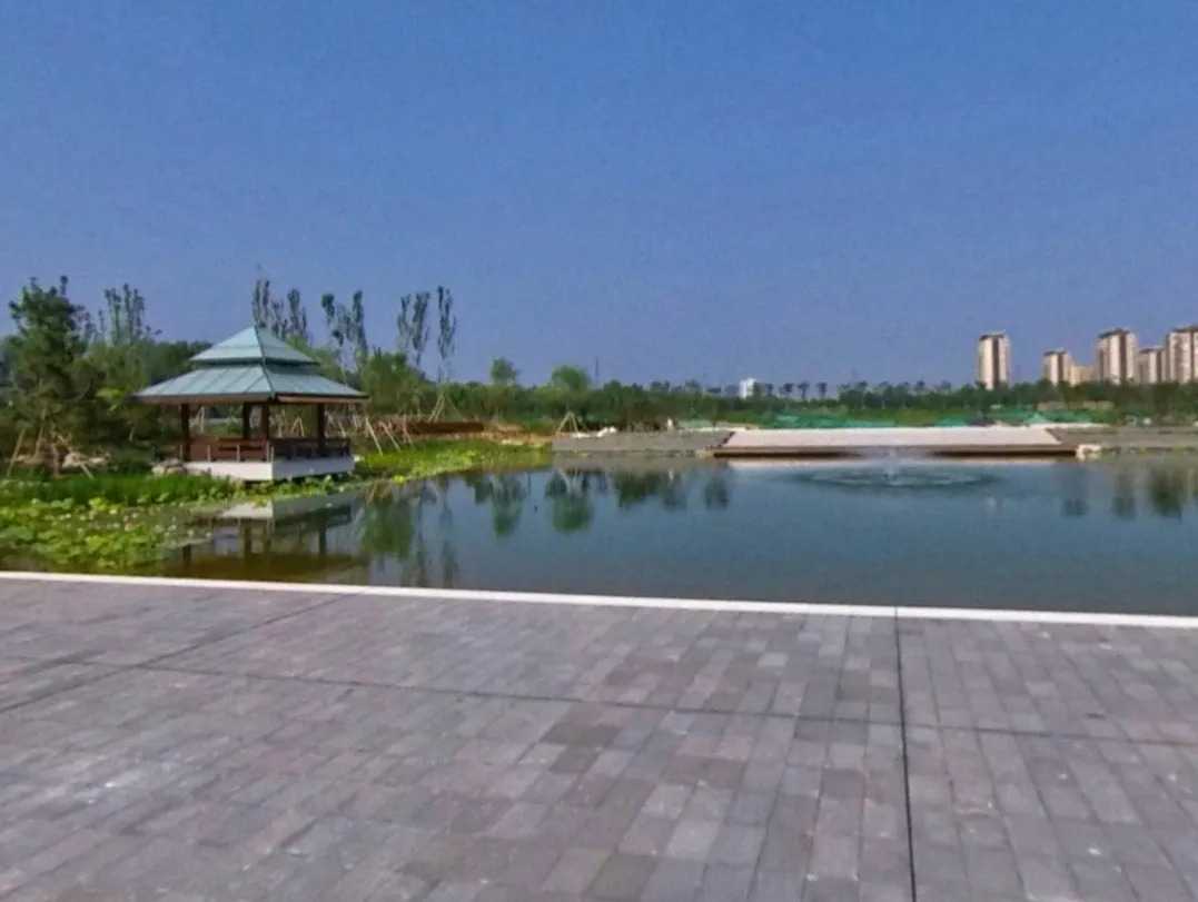 北京中医药大学良乡校区燕地湖 