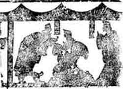 最右为管仲（山东嘉祥武氏祠汉画像石）