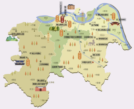 镇江人文地图
