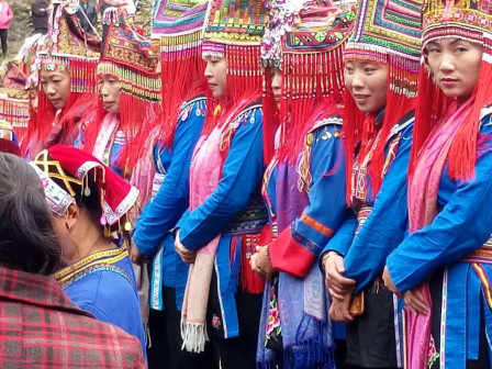 瑶家民俗(过山瑶)-上岩瑶寨酒粑节