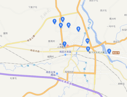 尚志镇地图