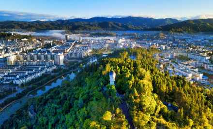 白塔山俯瞰