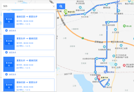 505线路走向