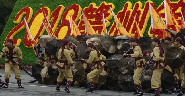 客家民俗活动现场图