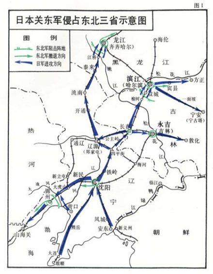 日本侵占东三省
