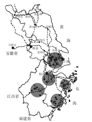 江浙地区地理位置 