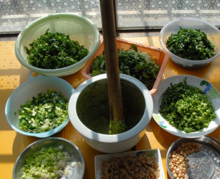 制作擂茶