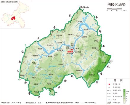  涪陵区地势