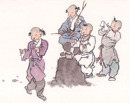 水墨人物画