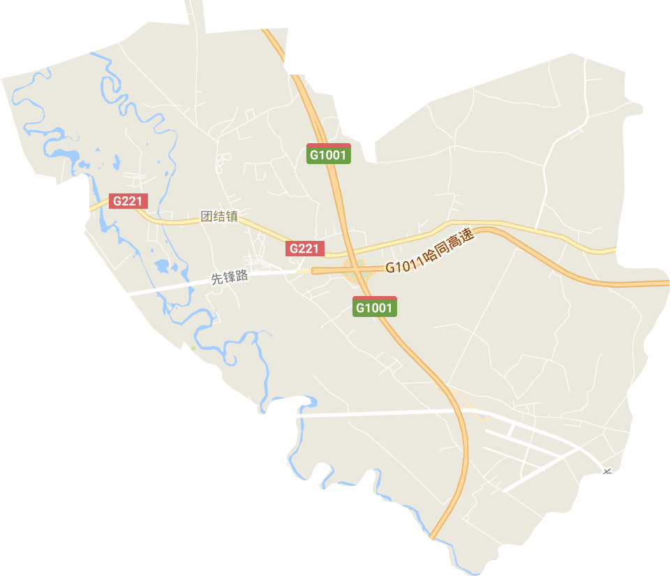 团结镇地图