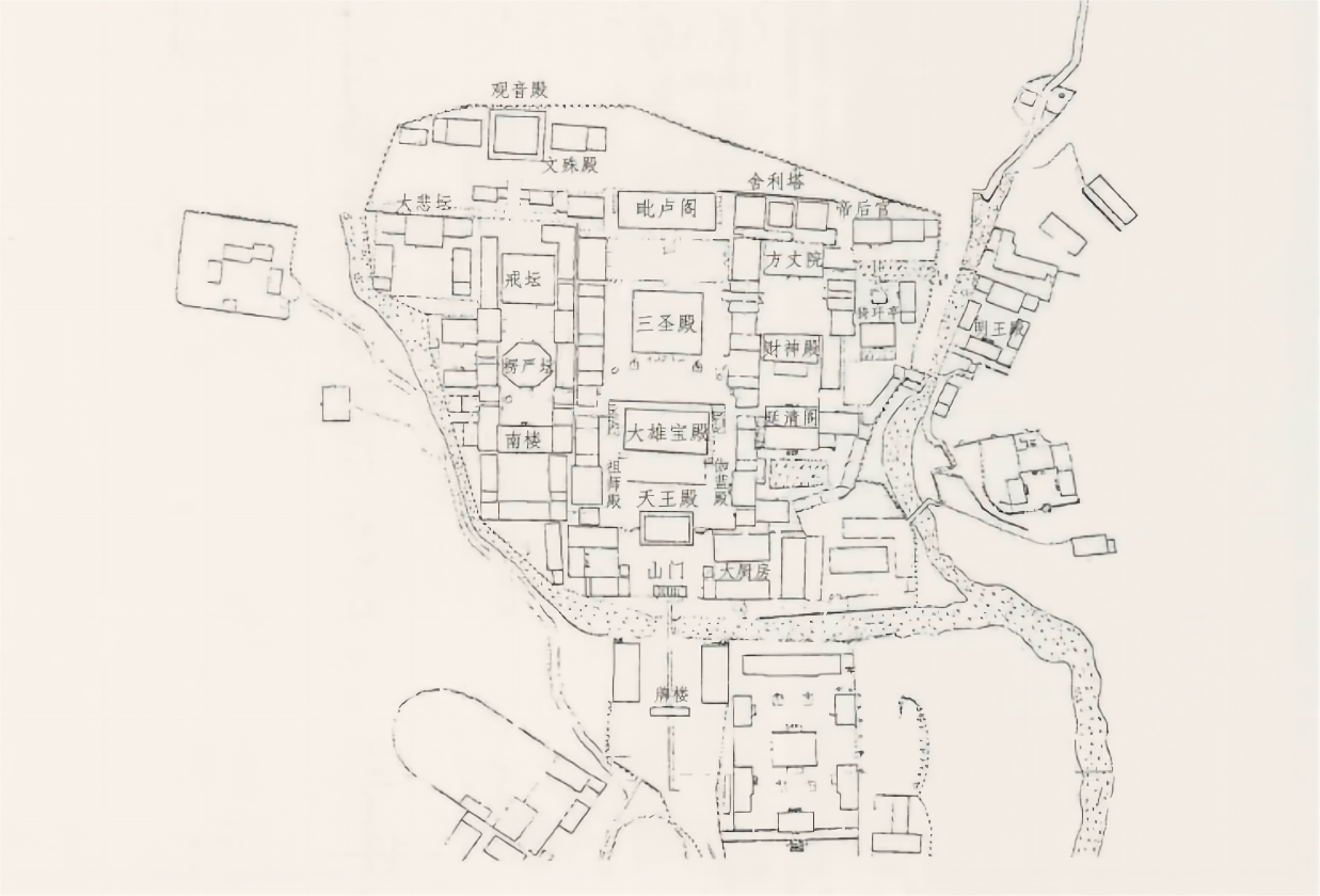 潭柘寺平面图