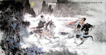 萧何月下追韩信