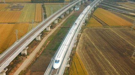 青盐铁路连盐段试车