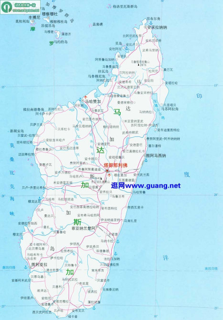 马达加斯加地图