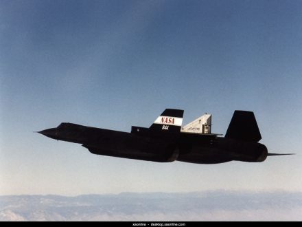 太空总署SR-71“黑鸟”超音速高空侦察机