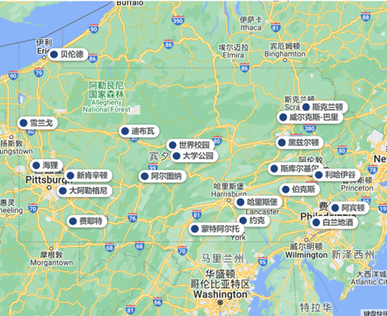 校区分布