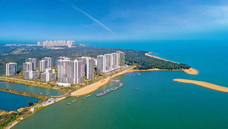 文澜河 入海口