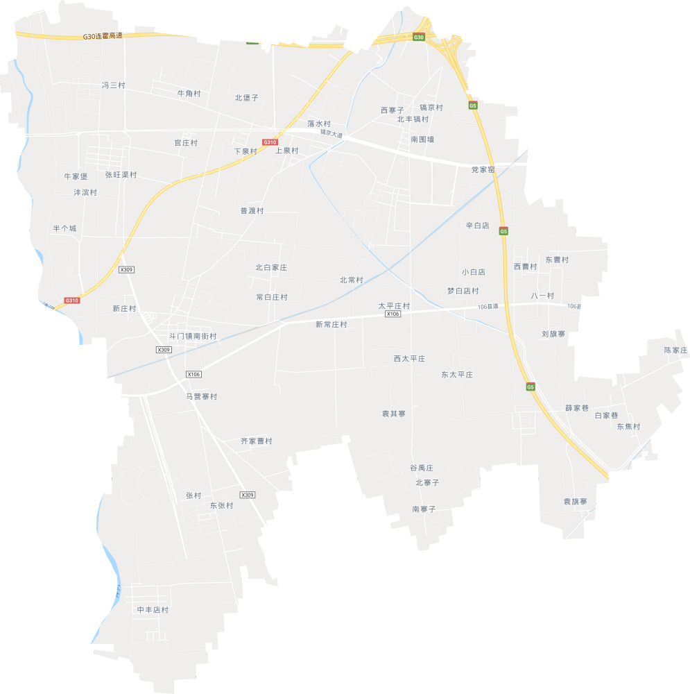 斗门街道电子地图