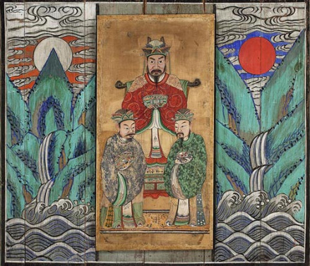 供奉于首尔麻浦福介堂的“世祖大王神”像