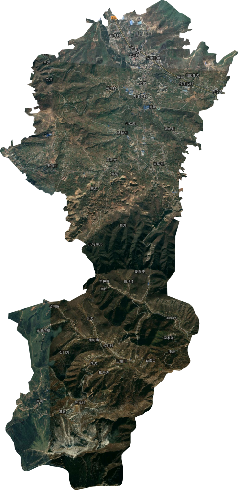 夹津口镇卫星地图