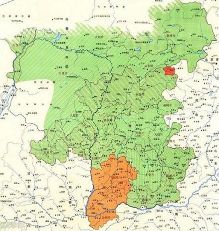 山西地区方言分布图