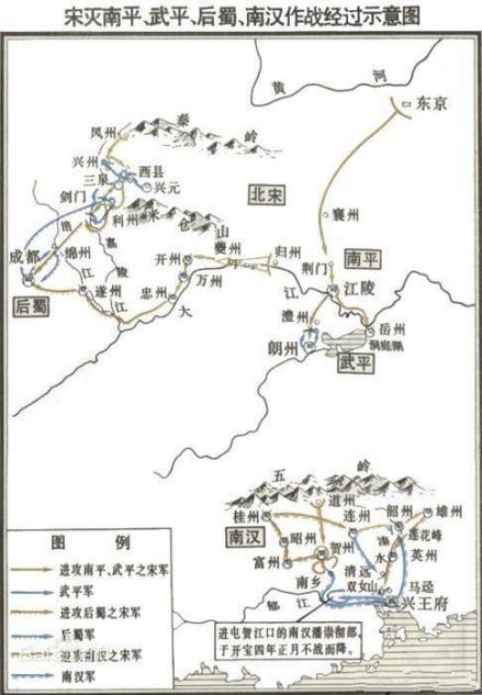 作战经过示意图
