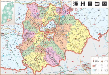泽州县地图
