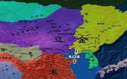 海上之盟前的辽金局势