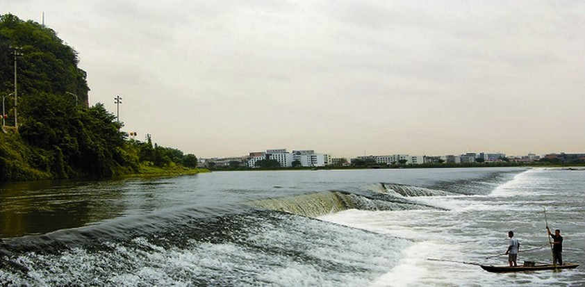 岷江新津县通济堰一段