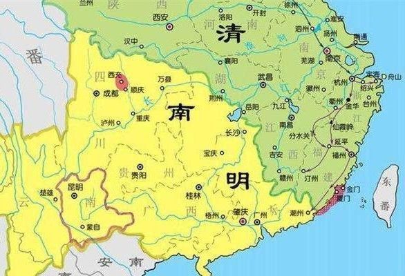 清军南下形势