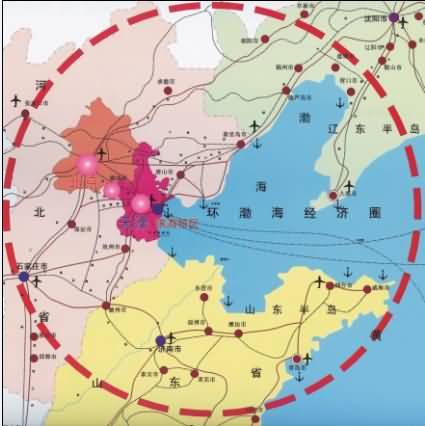 渤海区域图
