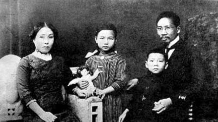 蔡元培、黄仲玉及子女
