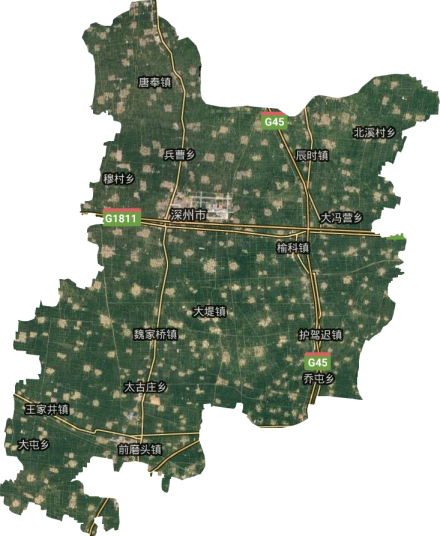 深州市卫星地图