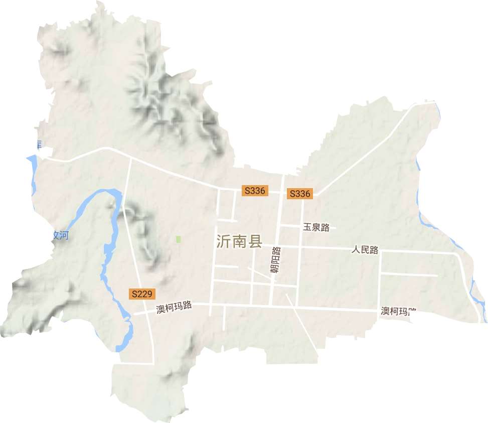 界湖街道地形图