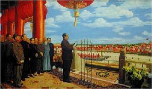 乱针绣开国大典