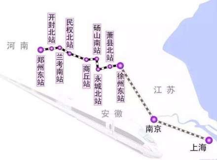 郑徐高速铁路与京沪高速铁路的联系