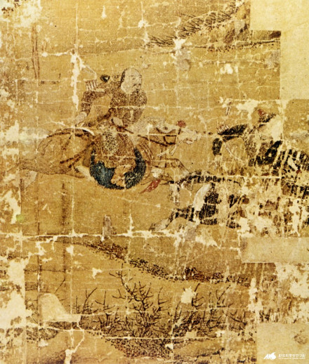 《天山大猎图》残片