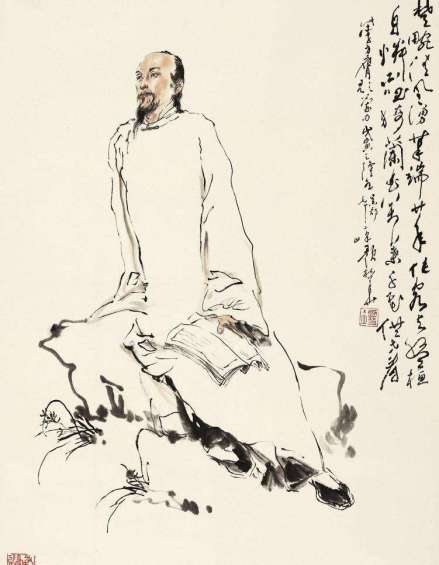 郑板桥肖像画