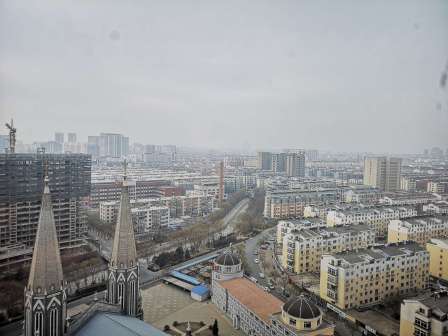朝阳市区航拍