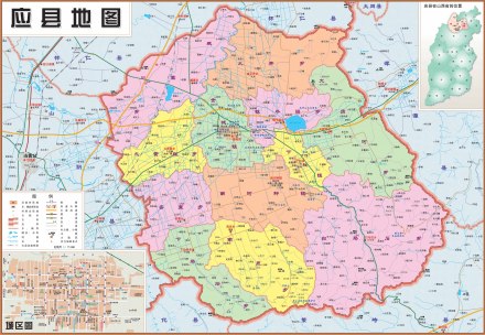  应县地图