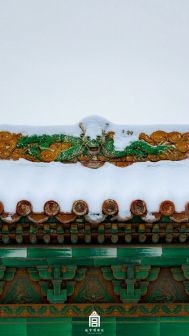 北京故宫雪景图