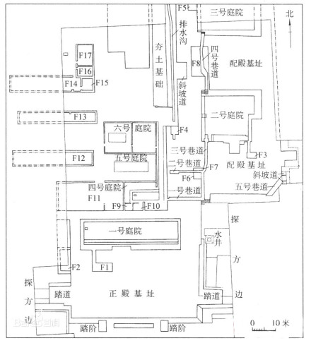 汉长安城未央宫椒房殿遗址平面图