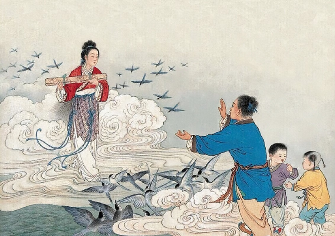 牛郎织女鹊桥相会