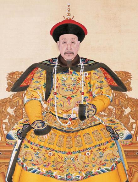 晚年乾隆皇帝 