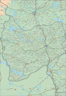   通榆县地图 